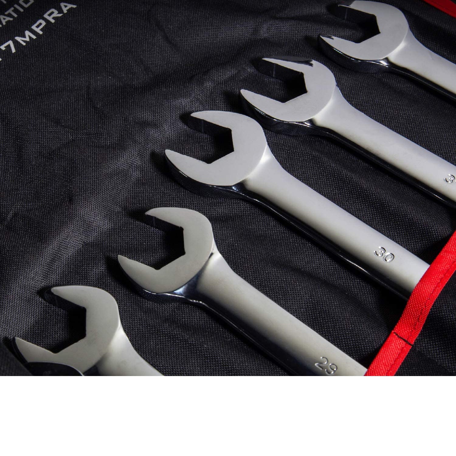 Sunex 9917MPR Fully Polished V-Groove Combination Metric Wrench Set, 25 Piece