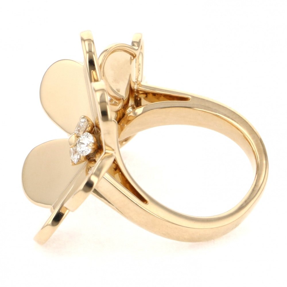 Van Cleef & Arpels Frivole Ring 18K Yellow Gold Diamond