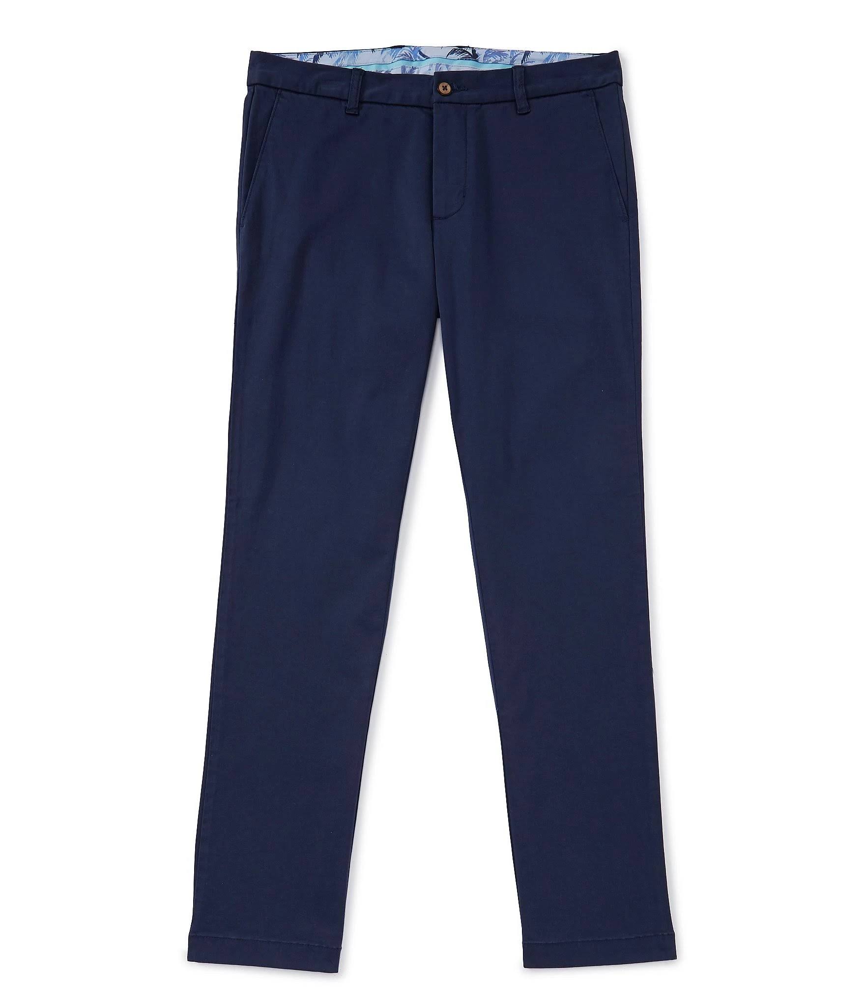 Tommy Bahama Boracay Flat Front Chino Pant Men&s Martime : 36 34