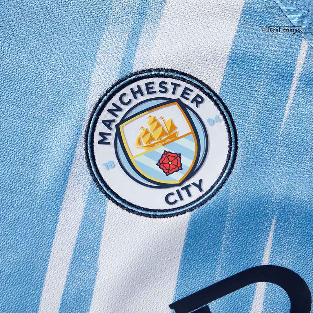 Manchester City Home Long Sleeve Jersey 2025/26
