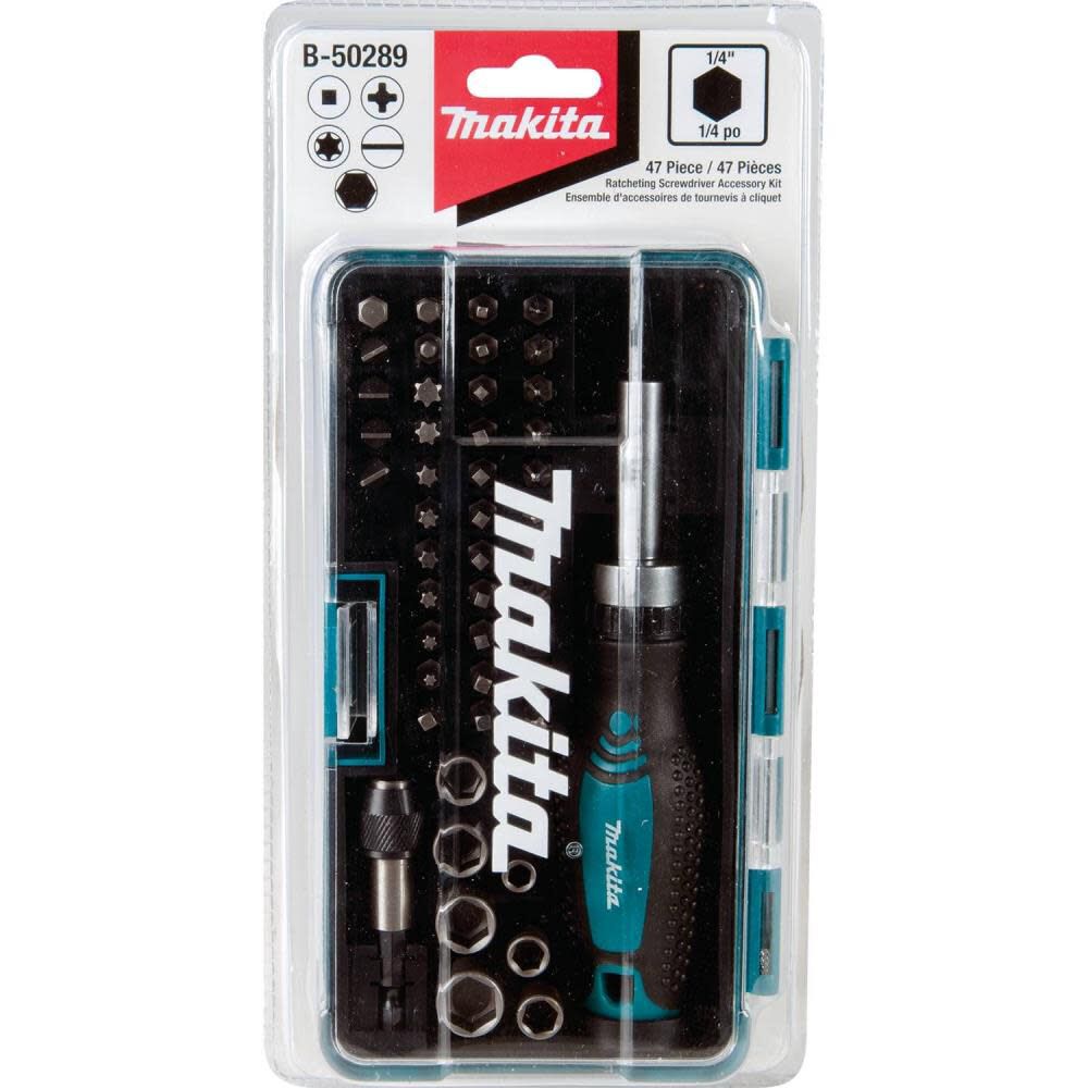 Makita 47 Pc. Ratchet and Bit Set B-50289
