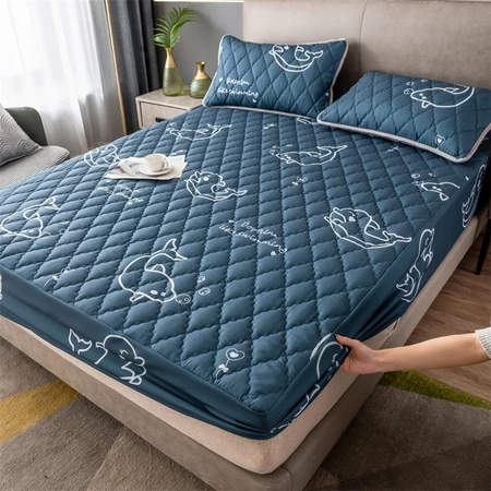 100% Waterproof Mattress Protector Cadar Single/Queen/King Fitted Bed Sheet Mattress Cover Tilam Kalis