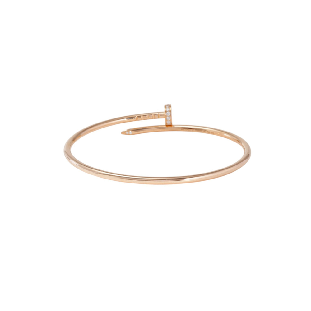 Cartier Juste un Clou Diamond Bracelet 18K Rose Gold B6065800