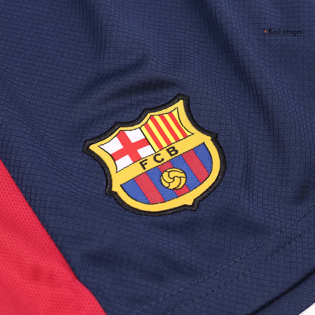 Barcelona Home Kids Soccer Jerseys Kit