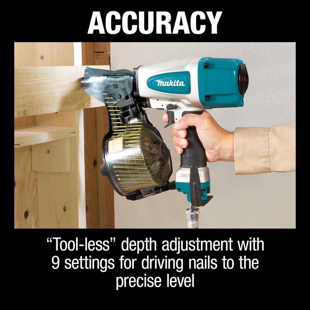 2-1/2 in. Pneumatic 15�ć Siding Coil Nailer AN613