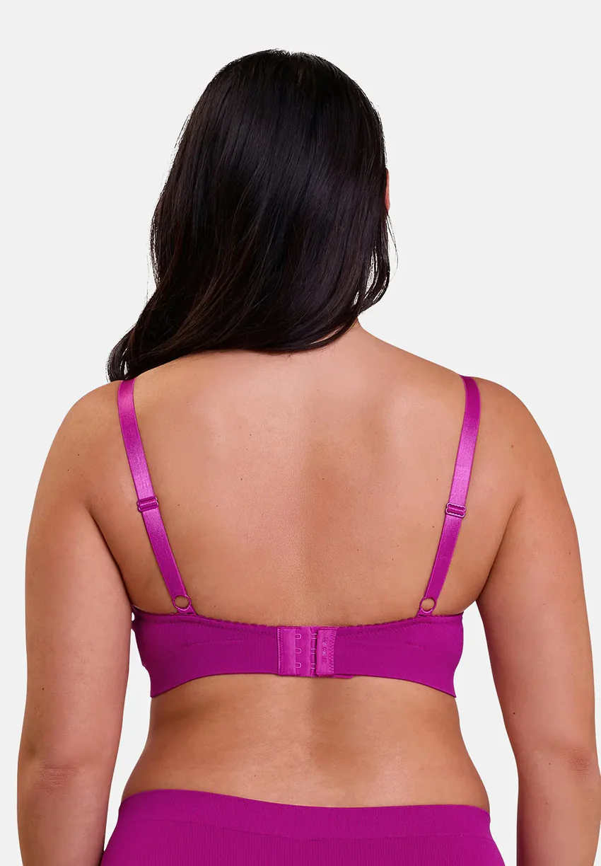 Brassière sans armatures Agathe Rose Fuchsia