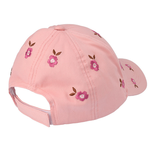 Topolino Mädchen Kappe mit Blumen-Stickerei