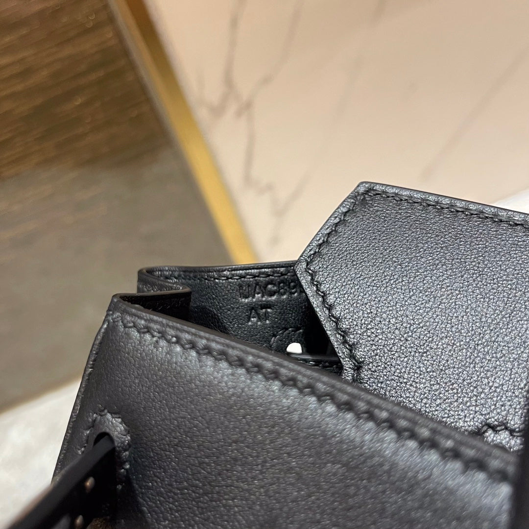 Hermes Birkin 30Cm Black Swift Leather Gold Hardware