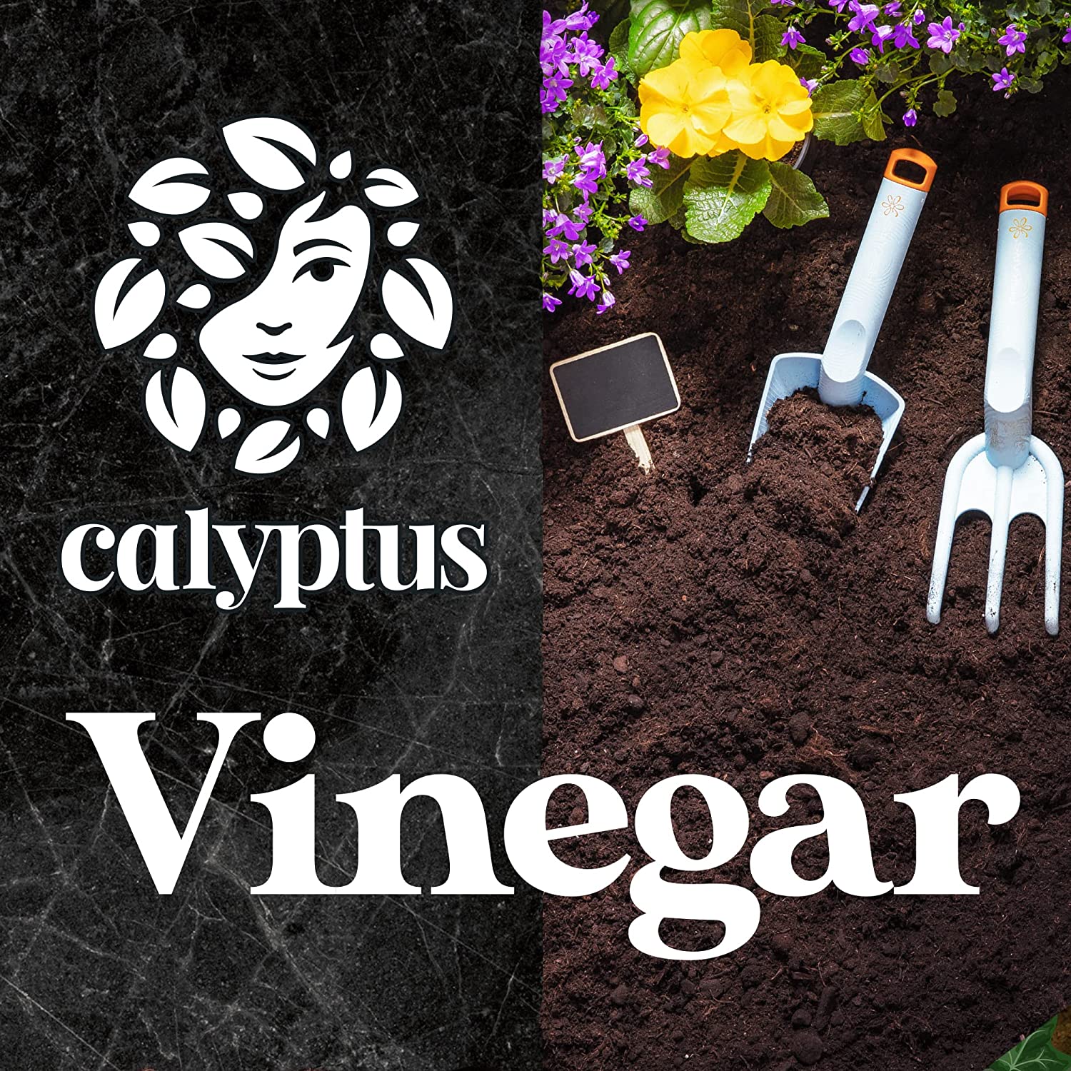 Calyptus 45% Pure Super Concentrated Vinegar,9x Power Vinegar ,1 Gallon