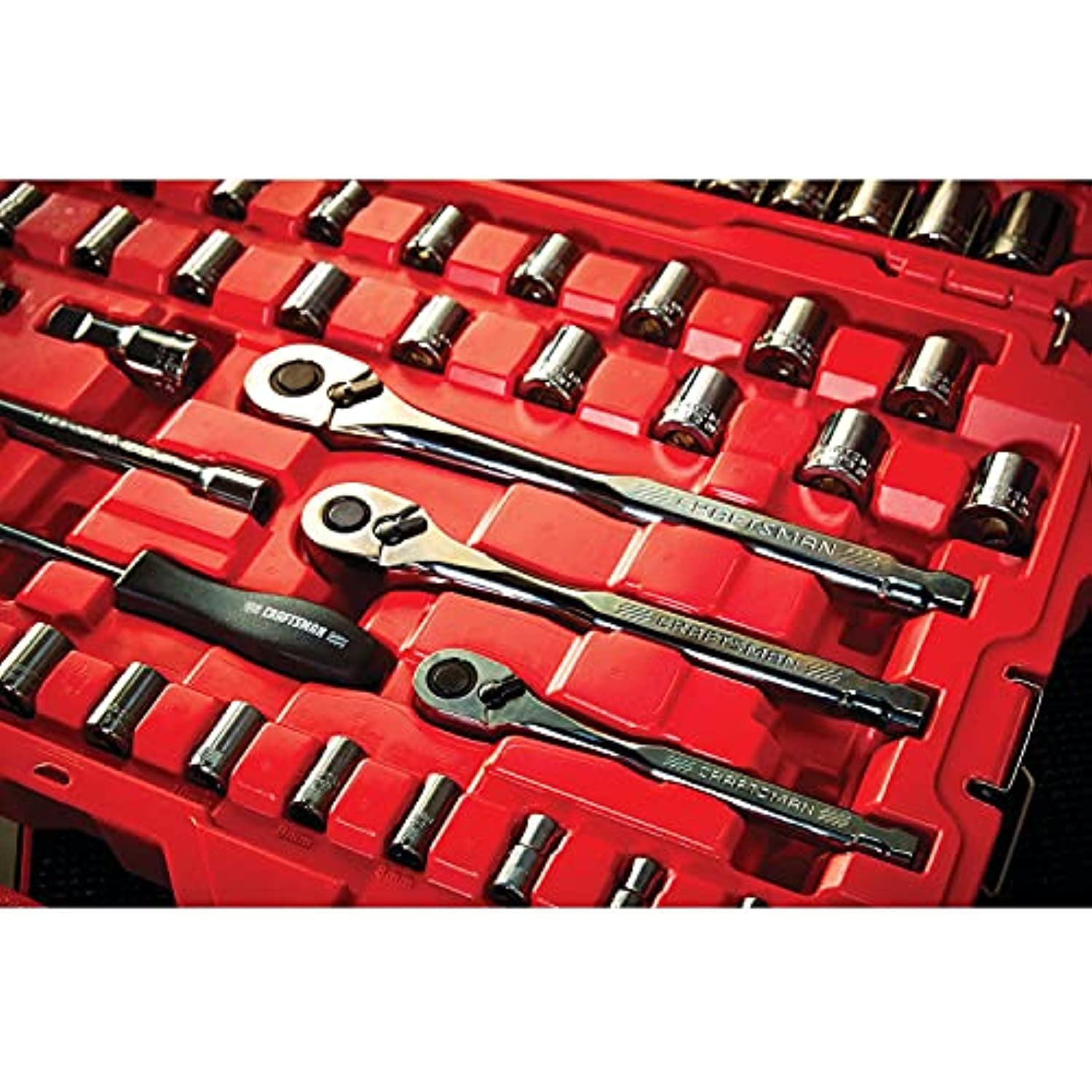 Craftsman 121 Piece SAE and Metric Chrome Mechanic Tool Set