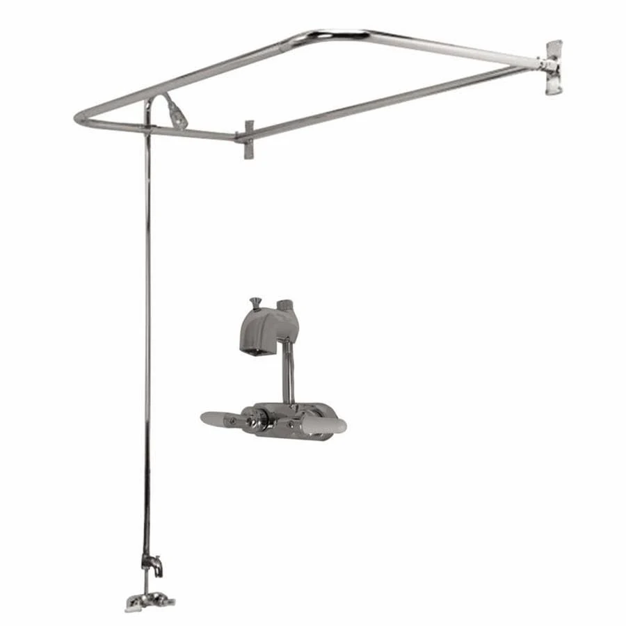Barclay 4191-54-CP 54x22 Code Rectangular Shower Unit - Polished Chrome