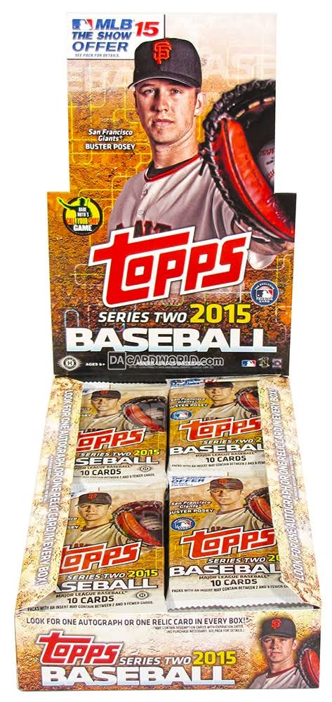 2015 Topps Series 2 Hobby Baseball Box