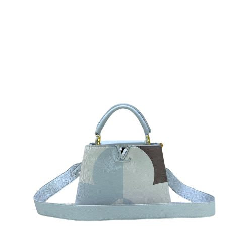 Louis Vuitton Capucines Ice Age White 27Cm