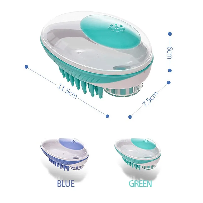 Pet 2-in-1 Spa Bath Brush Shower Fur ScrubberPet