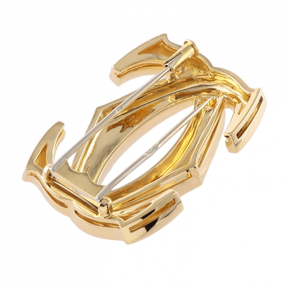 Cartier Penelope K18YG Yellow Gold Brooch