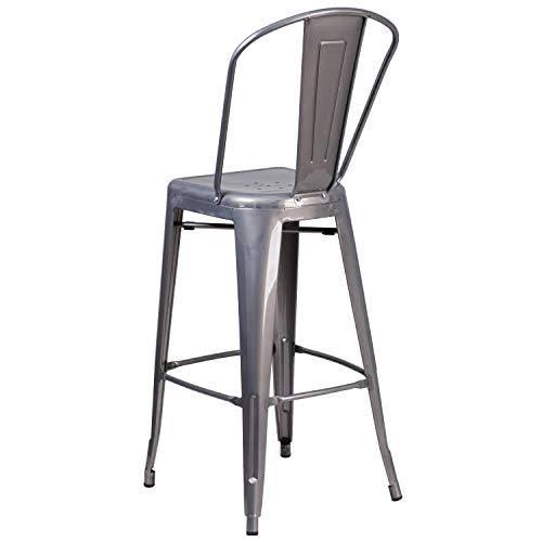 Flash Furniture 4 Pk. 30'' High Indoor Barstool with Back