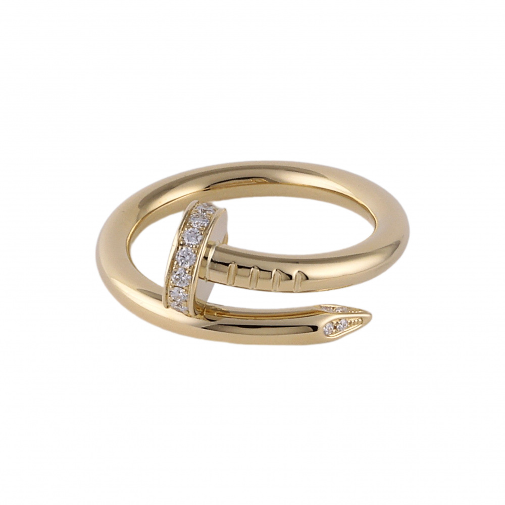 Cartier Juste un Clou Ring 18K Yellow Gold Diamond B4216900