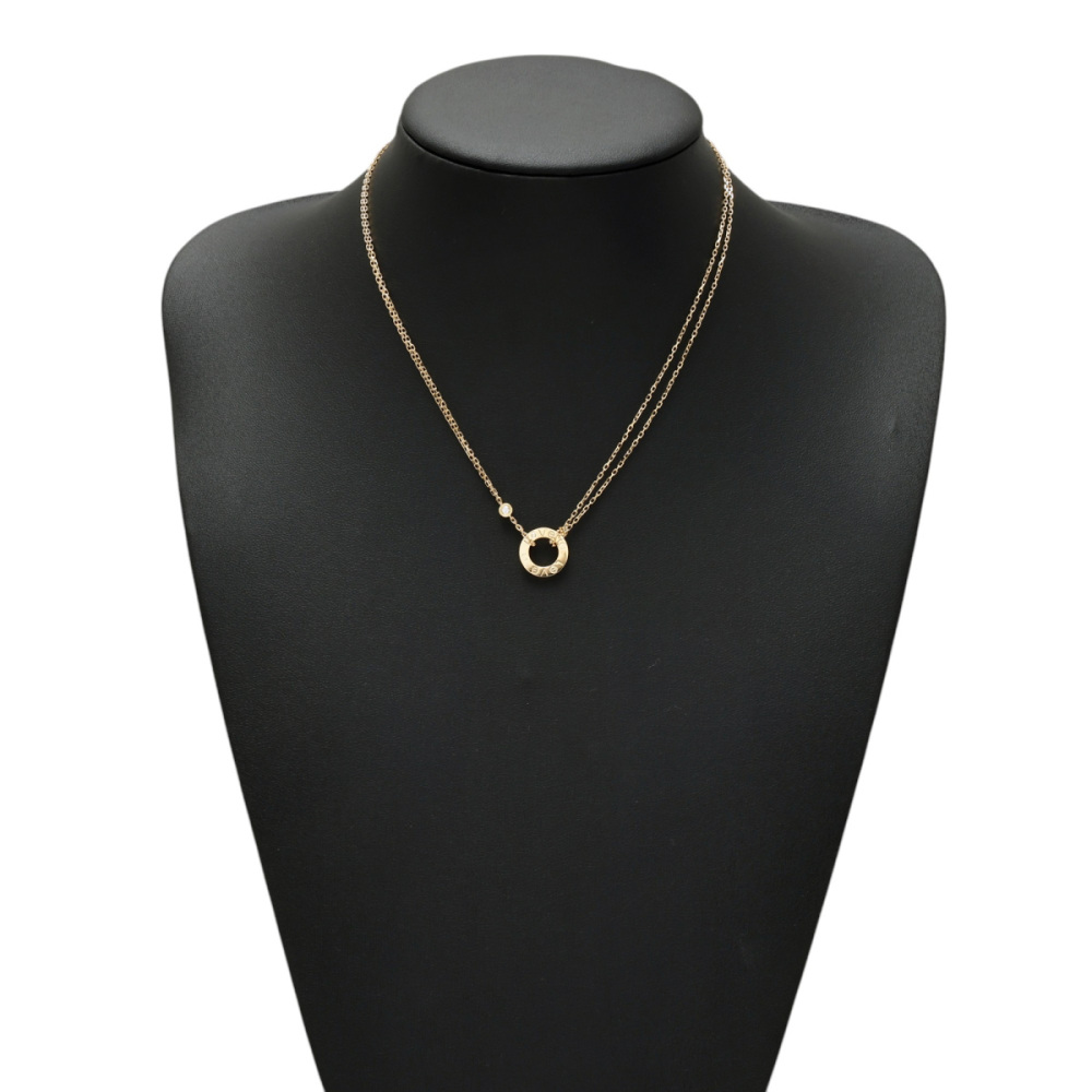Cartier Love 2 Diamonds Necklace 18K Yellow Gold Diamond B7219500