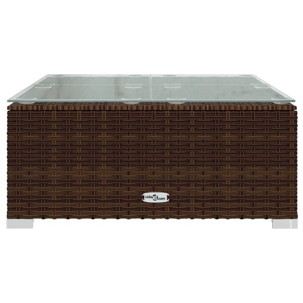 vidaXL Patio Coffee Table Brown 23.6