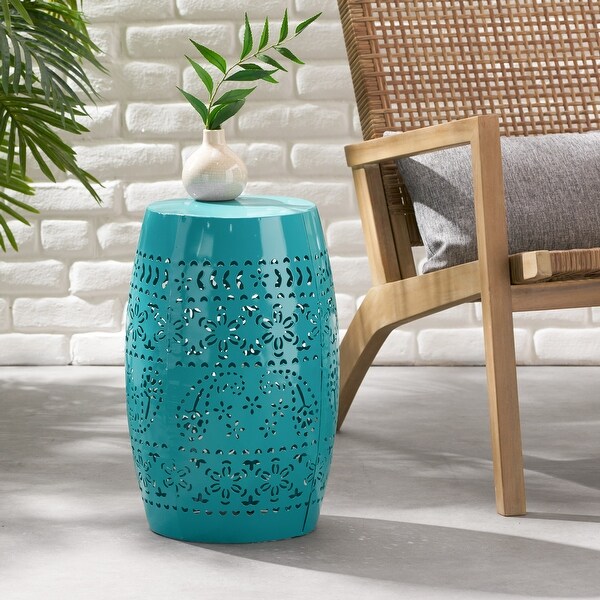 Lace Cut Design Metal Frame SIDE TABLE