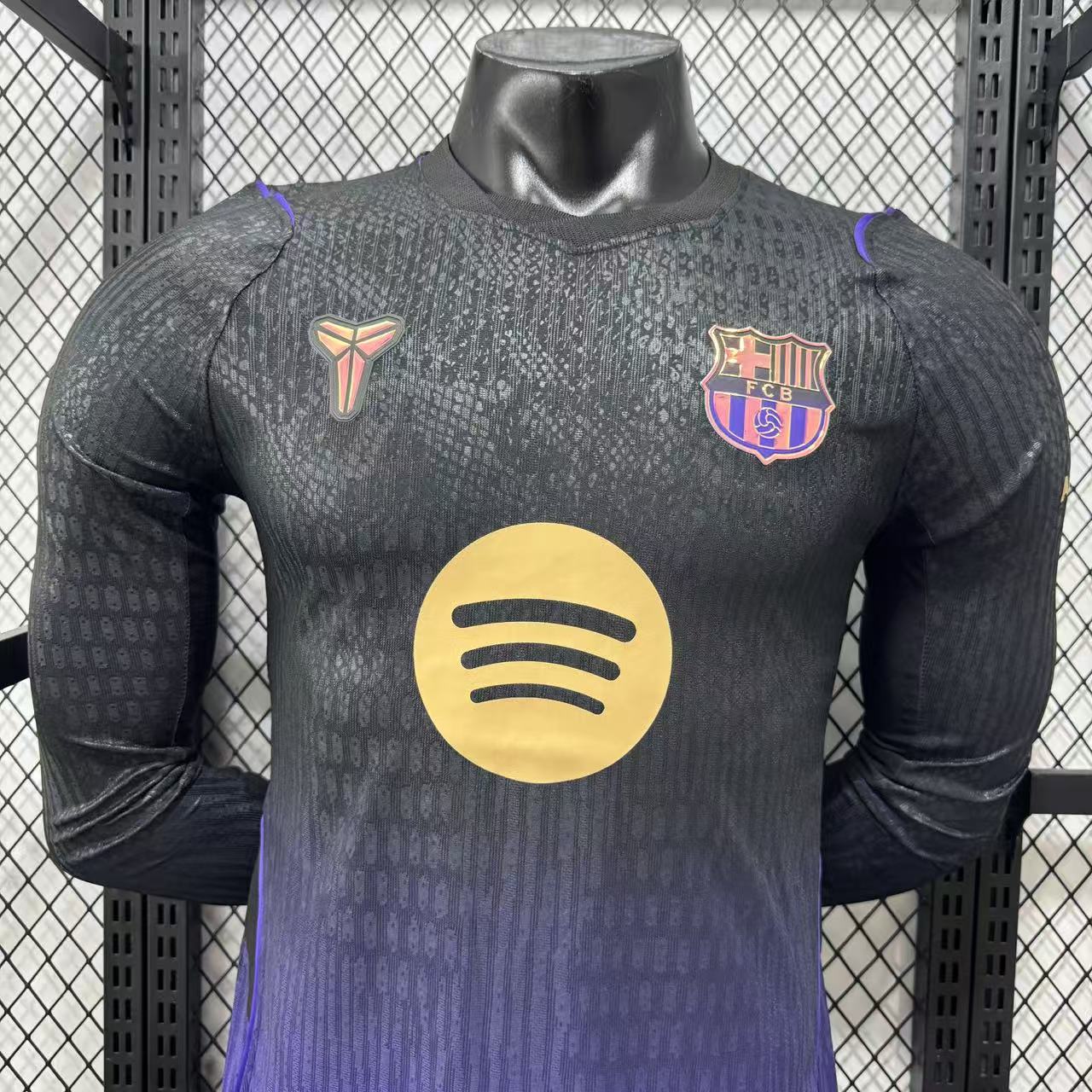 Player Version Barcelona 26/27 Away Jersey Long Sleeves S-3XL 3