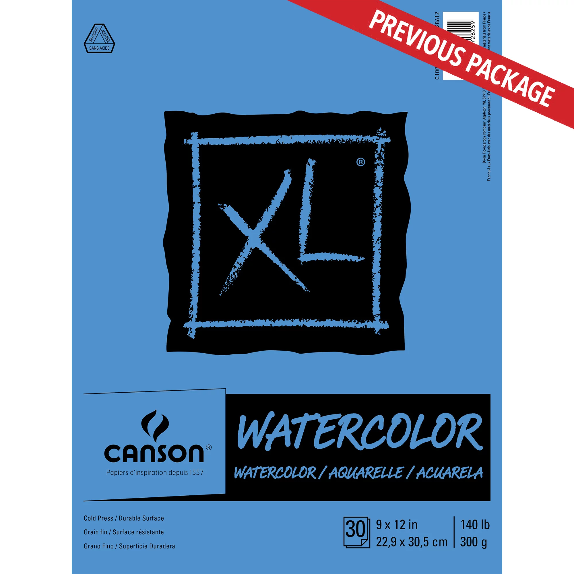 Canson XL Watercolor Sketch Pad, 9