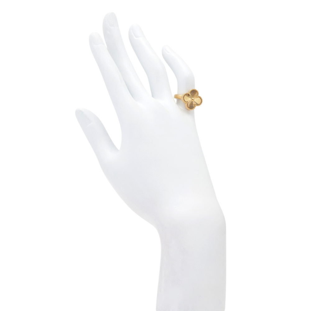 Van Cleef & Arpels Vintage Alhambra Ring 18K Yellow Gold VCARP6I300
