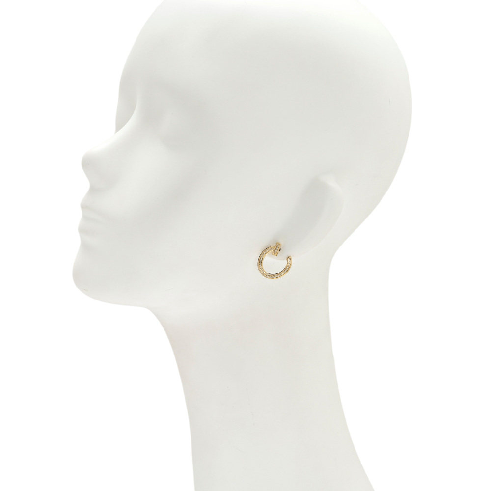 Tiffany & Co. Tiffany T One Open Hoop Earrings 18K Yellow Gold 68408083