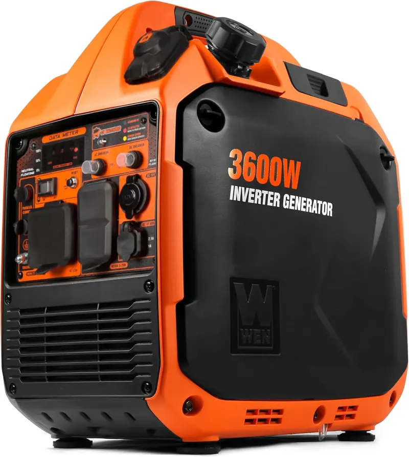 WEN 3600W Dual-Fuel RV-Ready Inverter Generator – Quiet & Lightweight