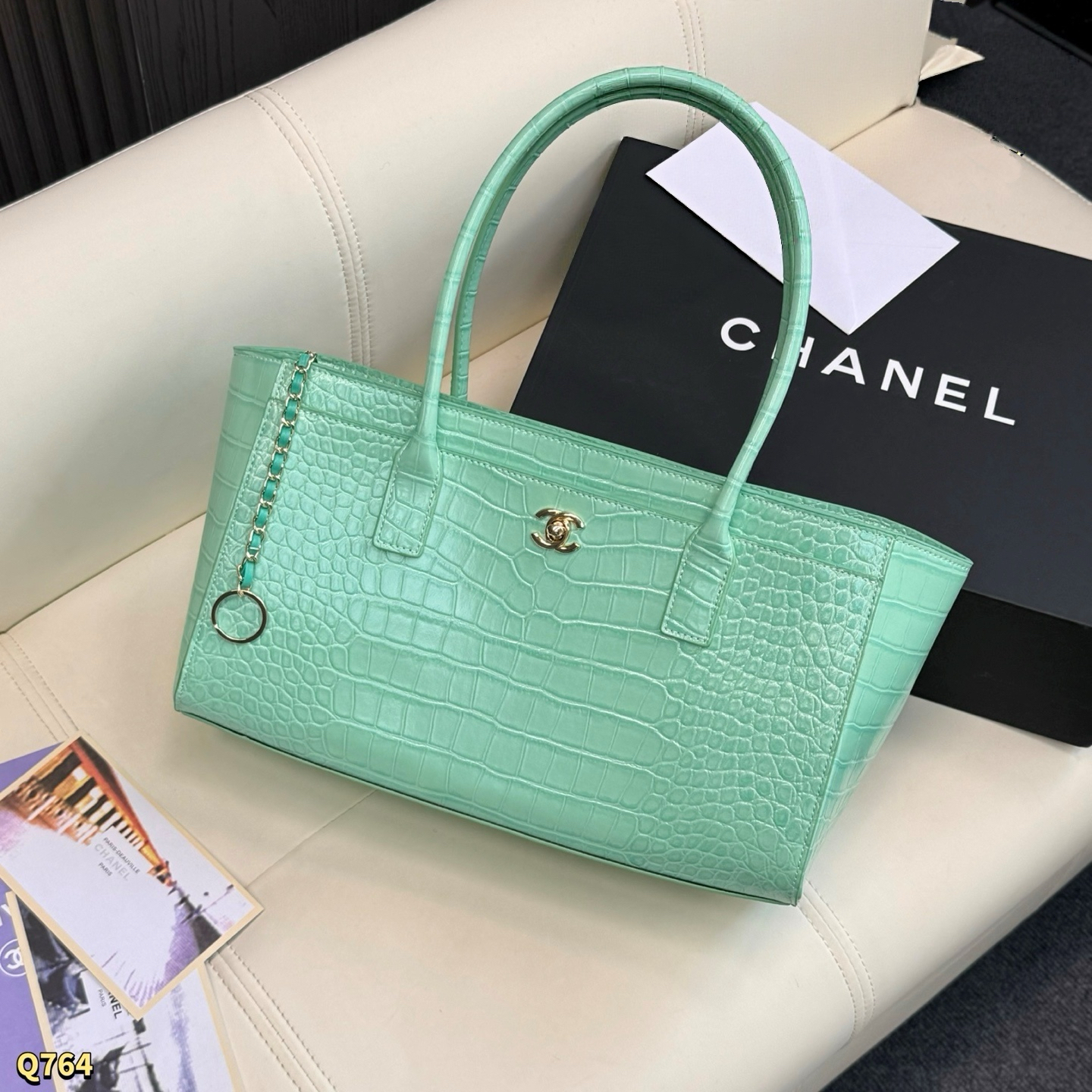 Chanel Croc Embossed Tote - cnluxepick