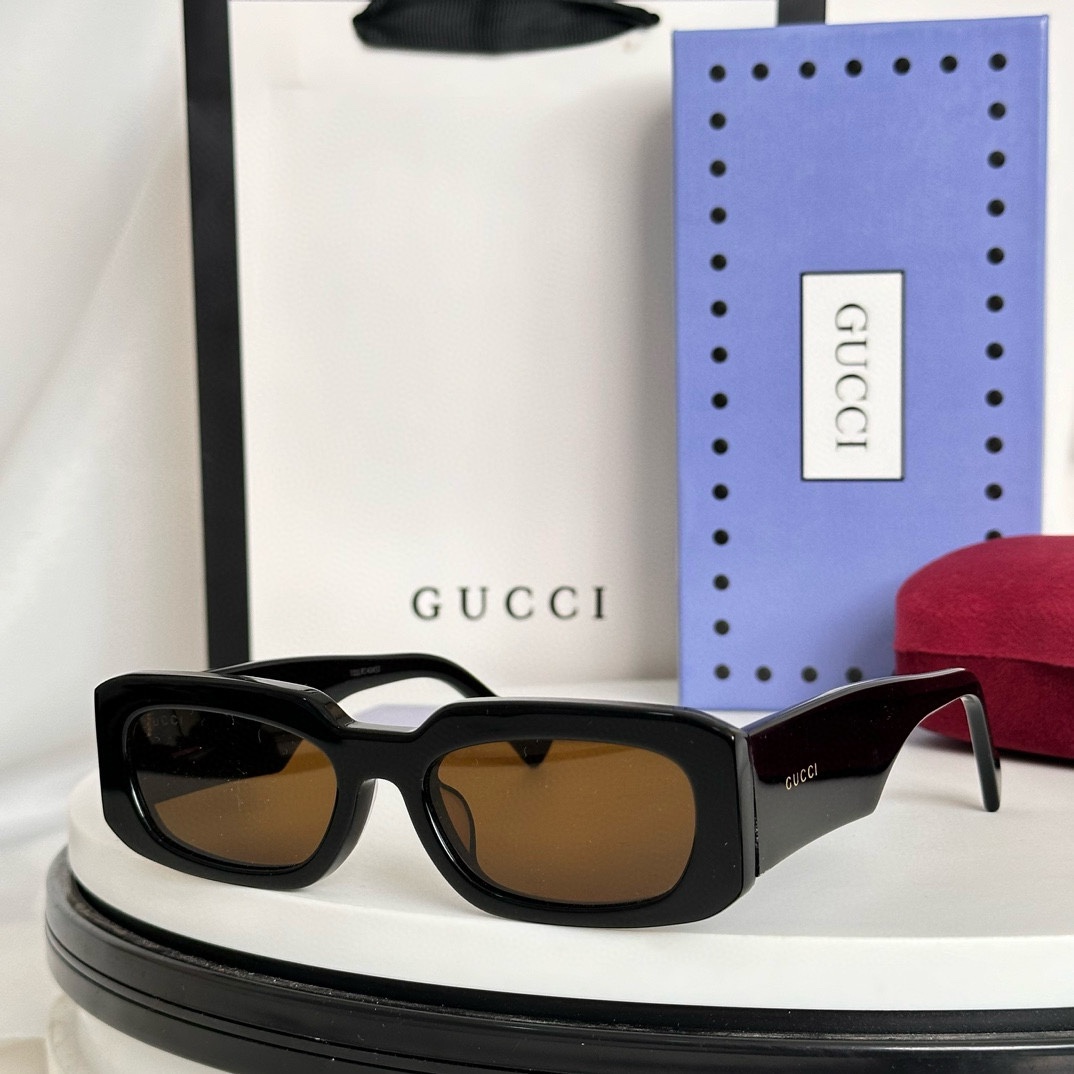 Gucci popular sunglasses High quality GG logo mirror legs - cnluxepick