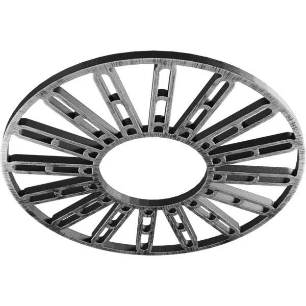 Ekena Millwork CMPP40HHAPW 40x22OD x 14 1/2x22ID x 1x22P Hale Architectural Grade PVC Pierced Ceiling Medallion, Antiqued Pewter