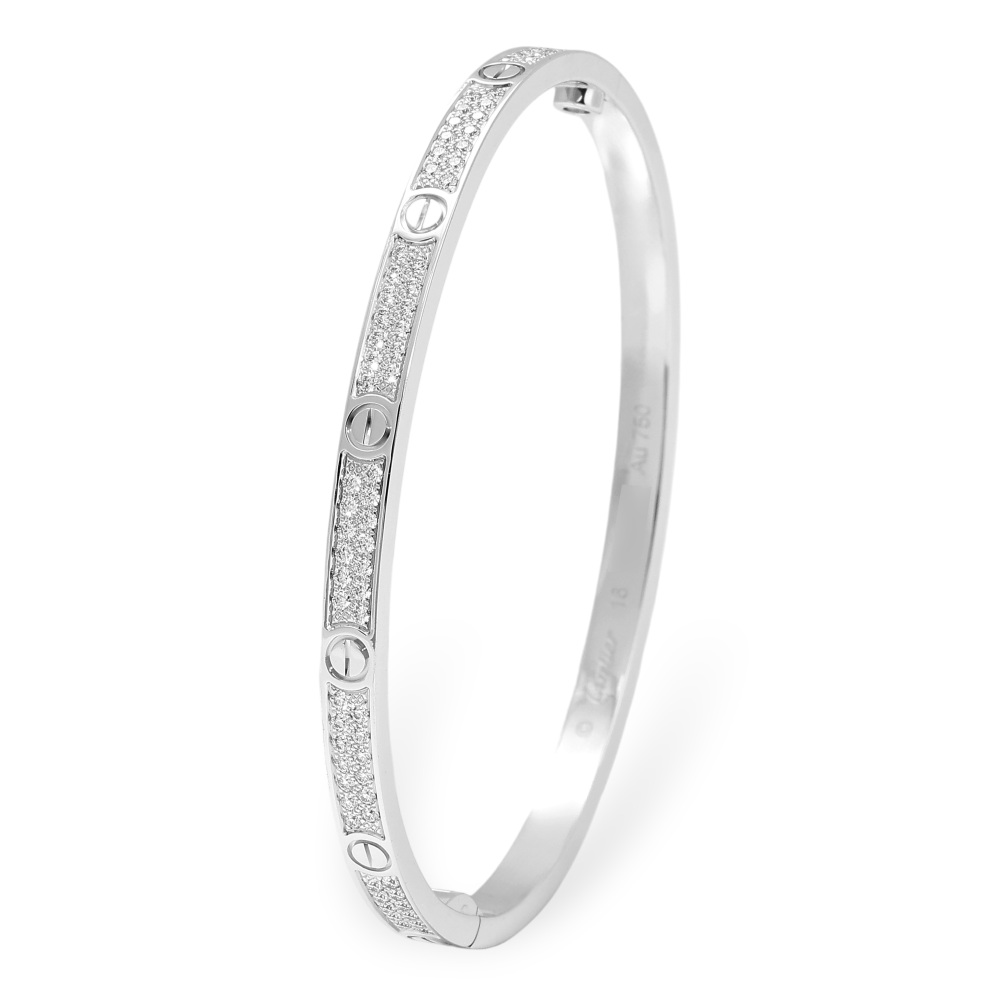 Cartier Love Bracelet 18K White Gold Diamond N6726500