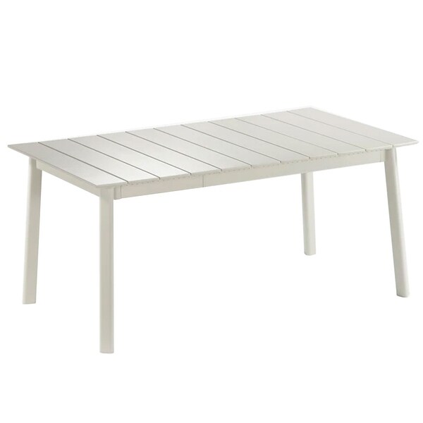 Lafuma ORON Extendable 6 to 8 Person Outdoor Aluminum Garden Dining Table,Sand