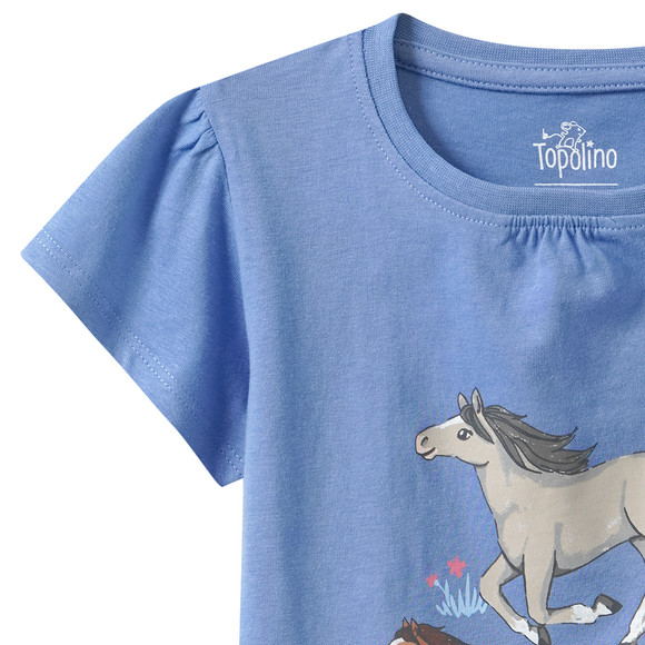 Topolino Mädchen T-Shirt mit Pferde-Print