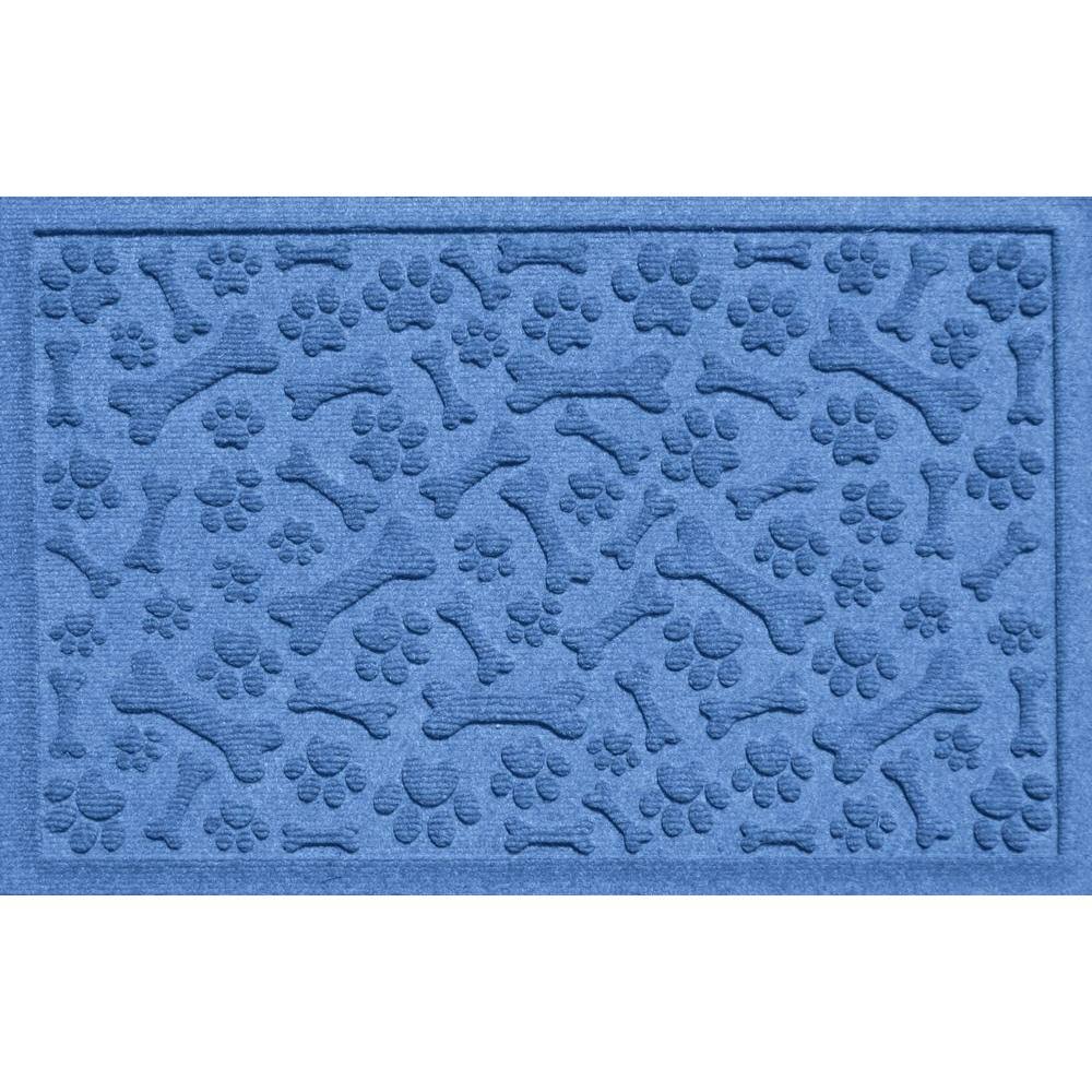 Weather Guard Paws u0026 Bones 18x22 x 28x22 Pet Mat in Bordeaux