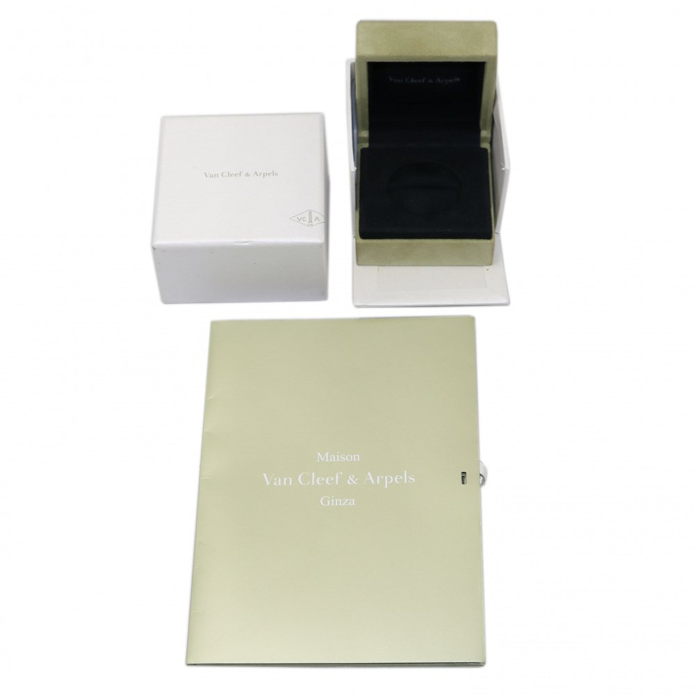 Van Cleef & Arpels Pure Alhambra Ring 18K White Gold Diamond