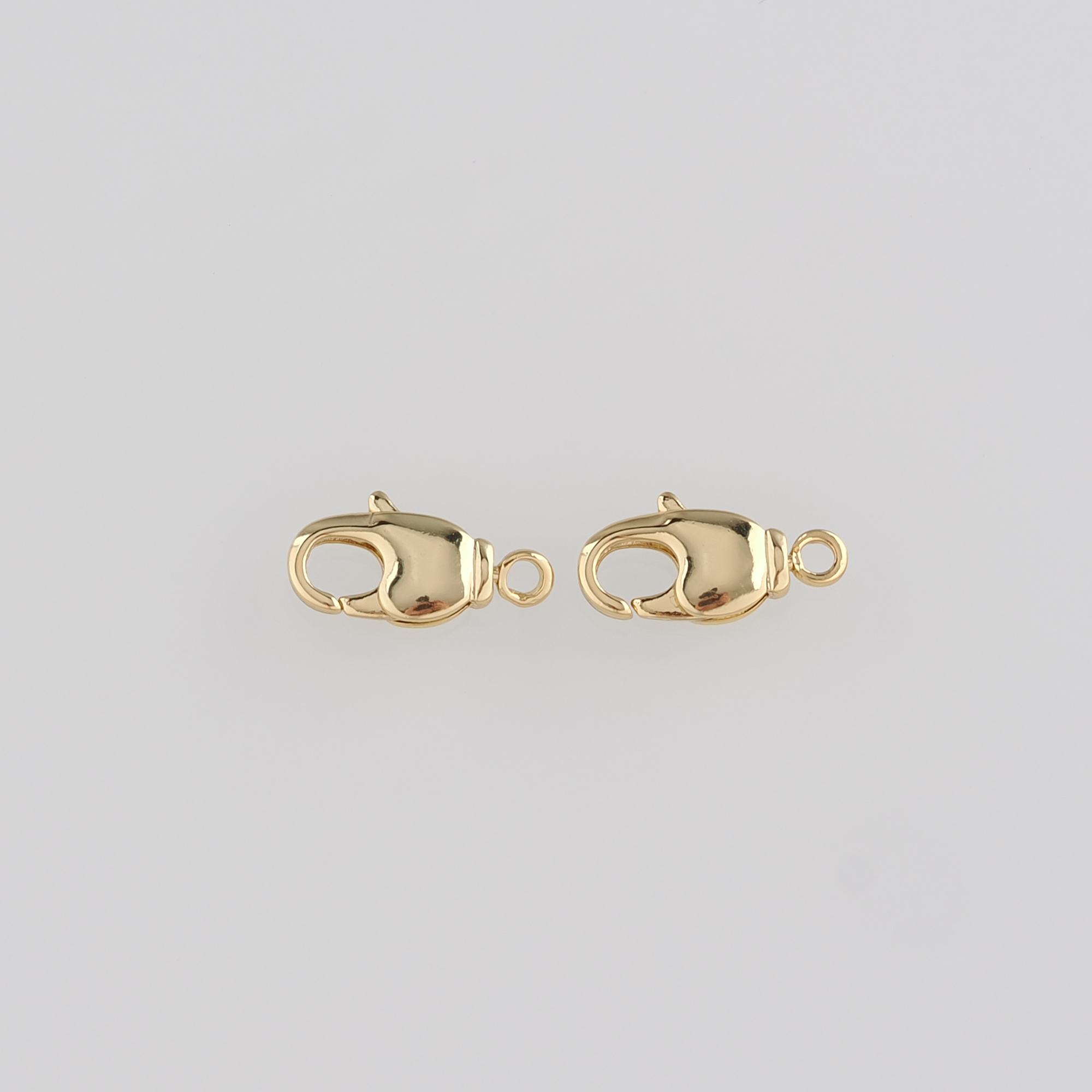 18K Gold Filled Lobster Claw Clasp,Lobster Clasp Lock,Spring Buckle for DIY Jewelry Necklace Bracelet