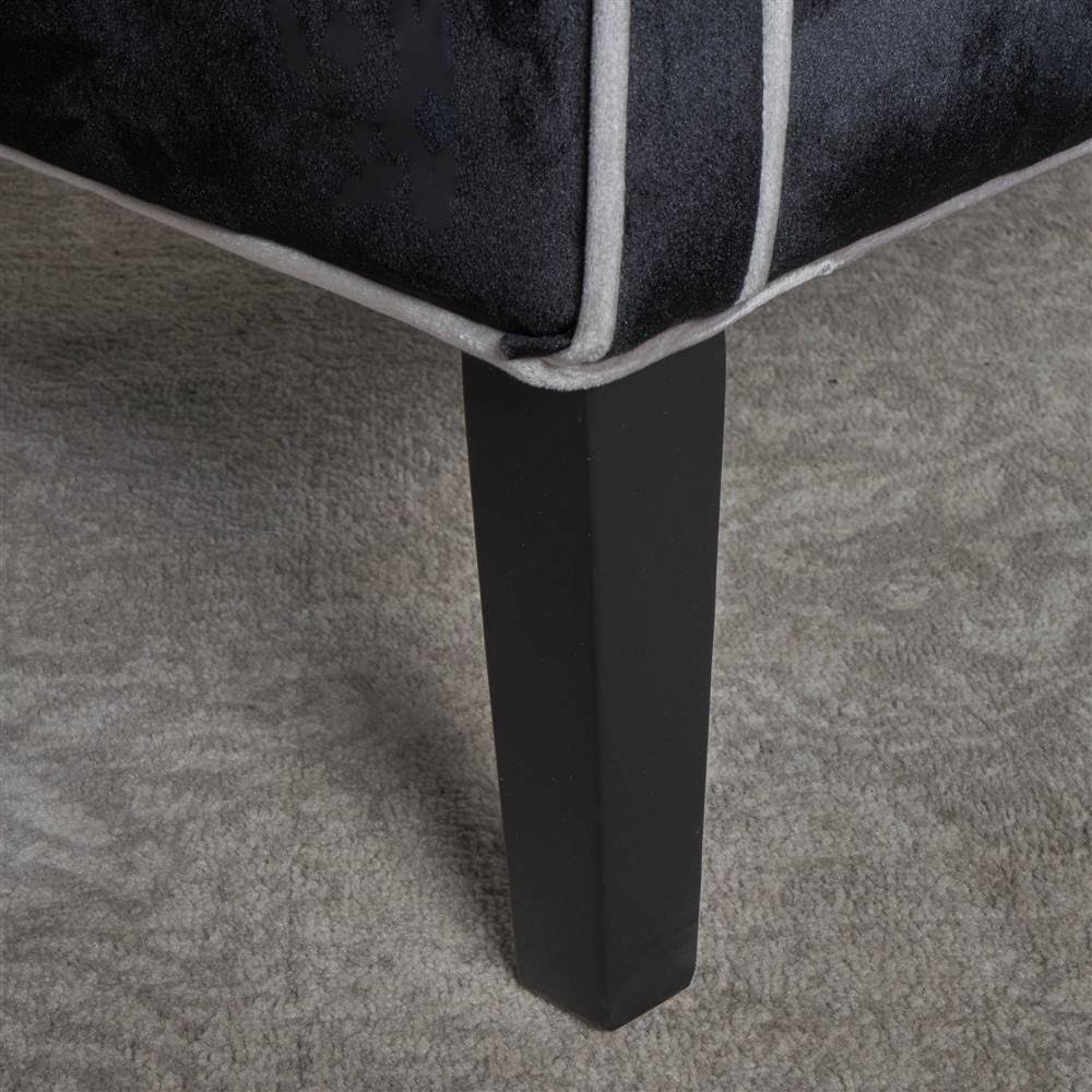 Noble House Velvet Eddison Club Chair