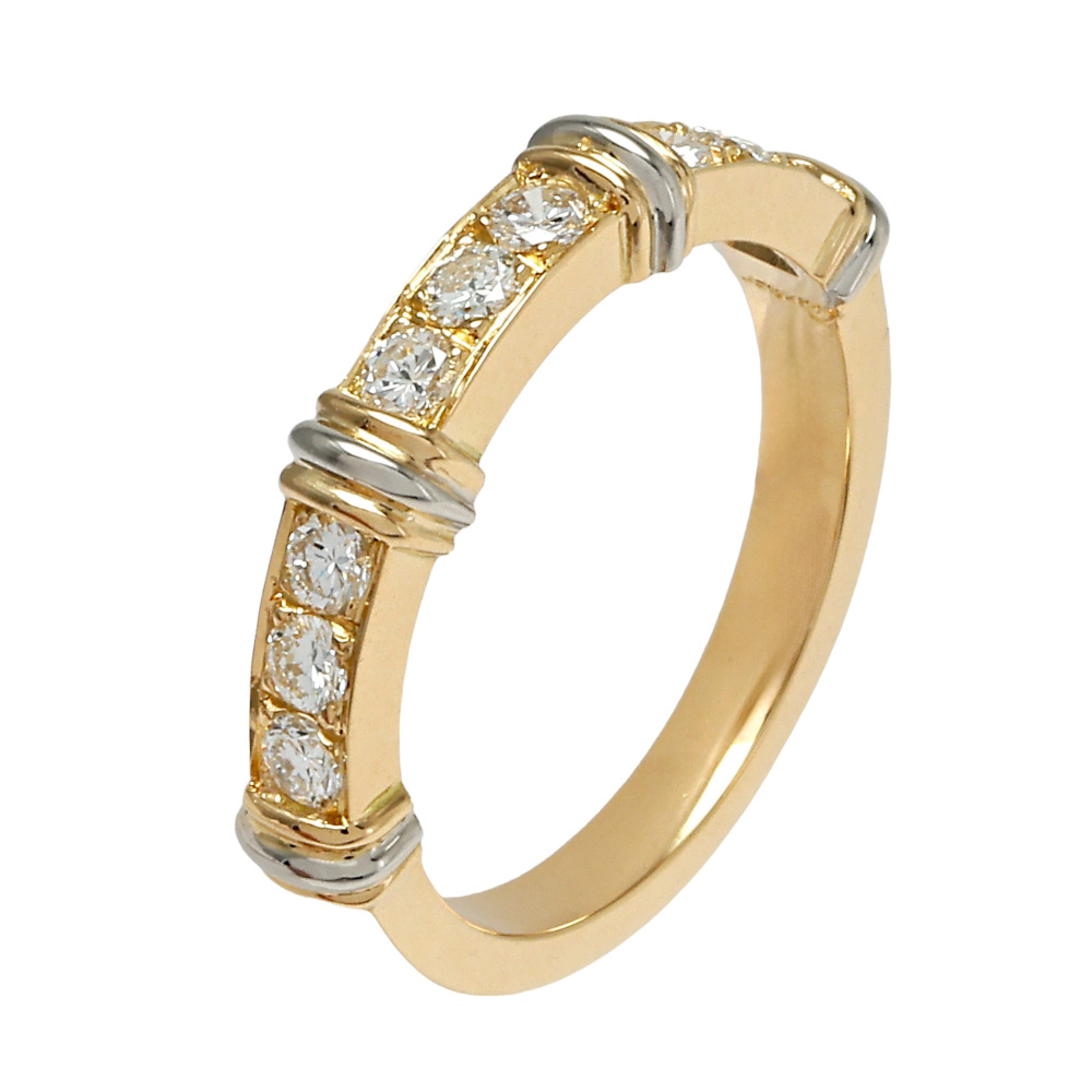 Cartier Contessa Ring 18K Yellow Gold Diamond