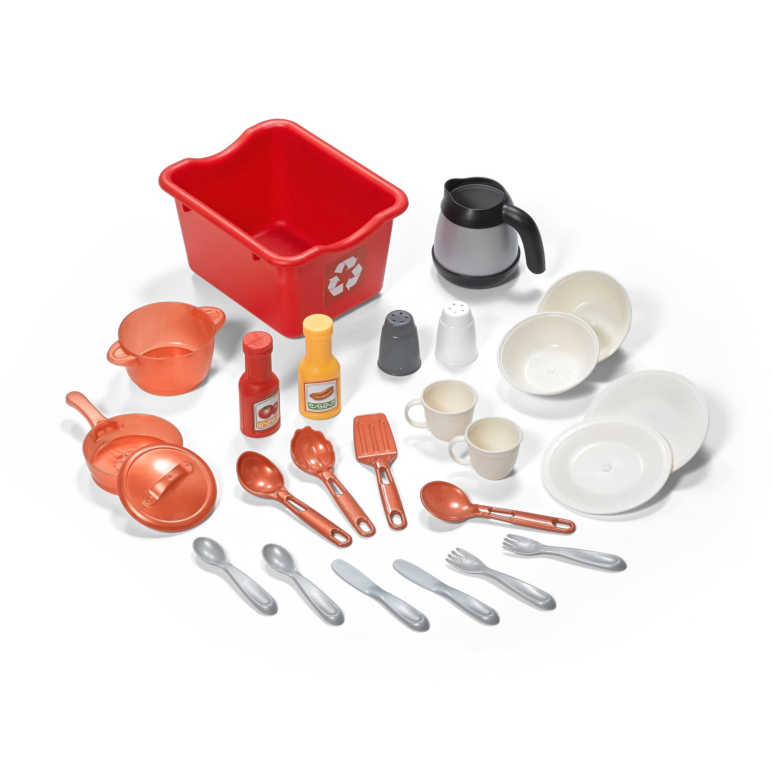 Step2 Pretend Play Kids Best Chef’s Toy Cooking Kitchen Set with Accessories