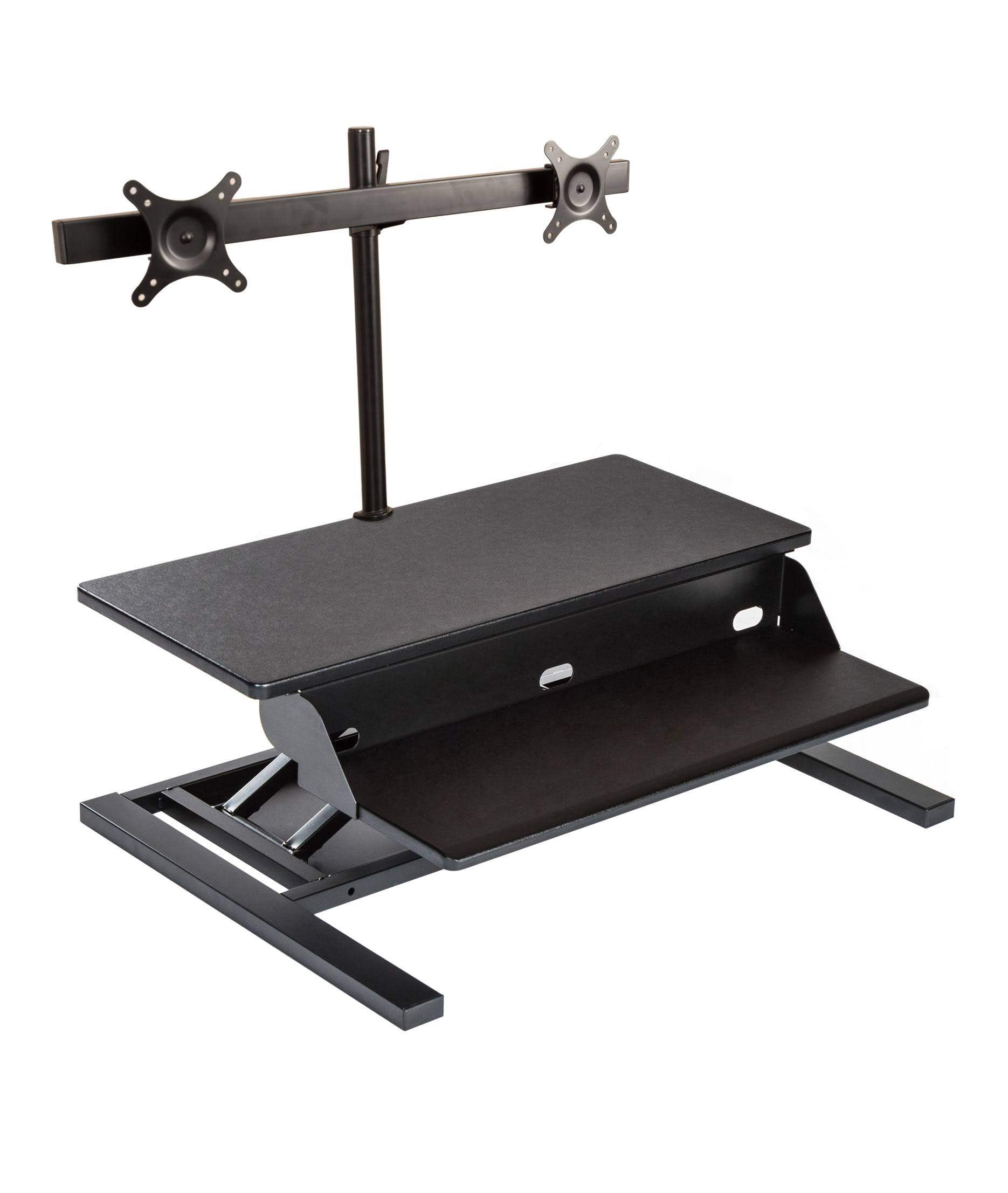 Stand Up Desk Store AirRise Pro - Adjustable Standing Desk Converter with Dual M
