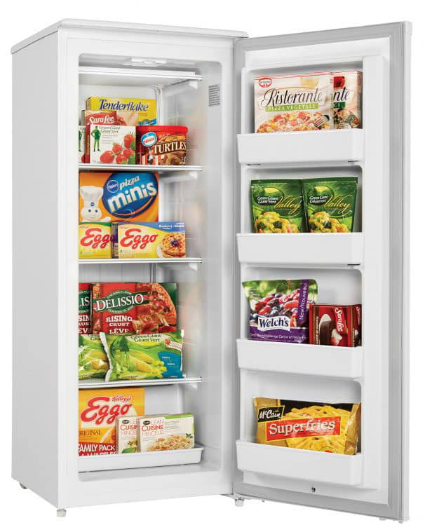 Danby 8.5 Cu. Ft. White Garage Ready Upright Freezer