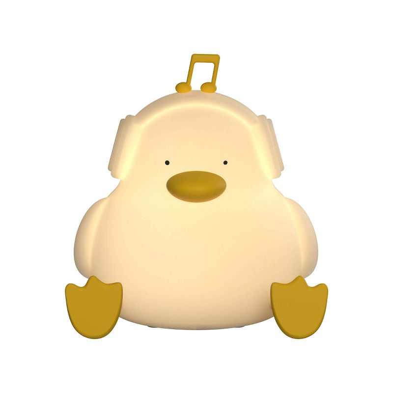 Gems Squishy Duck Pat Pat Lamp: Silicone Table Light with Touch Sensor