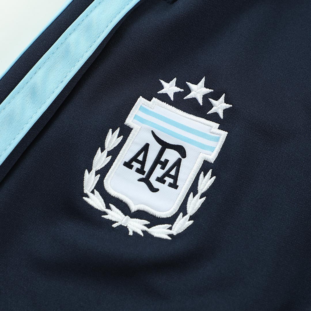 Argentina 1/4 Zip Tracksuit 2026 Kids Navy