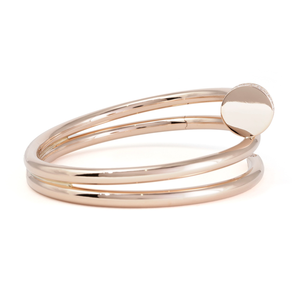 Cartier Juste un Clou Bracelet 18K Rose Gold Diamond N6708400