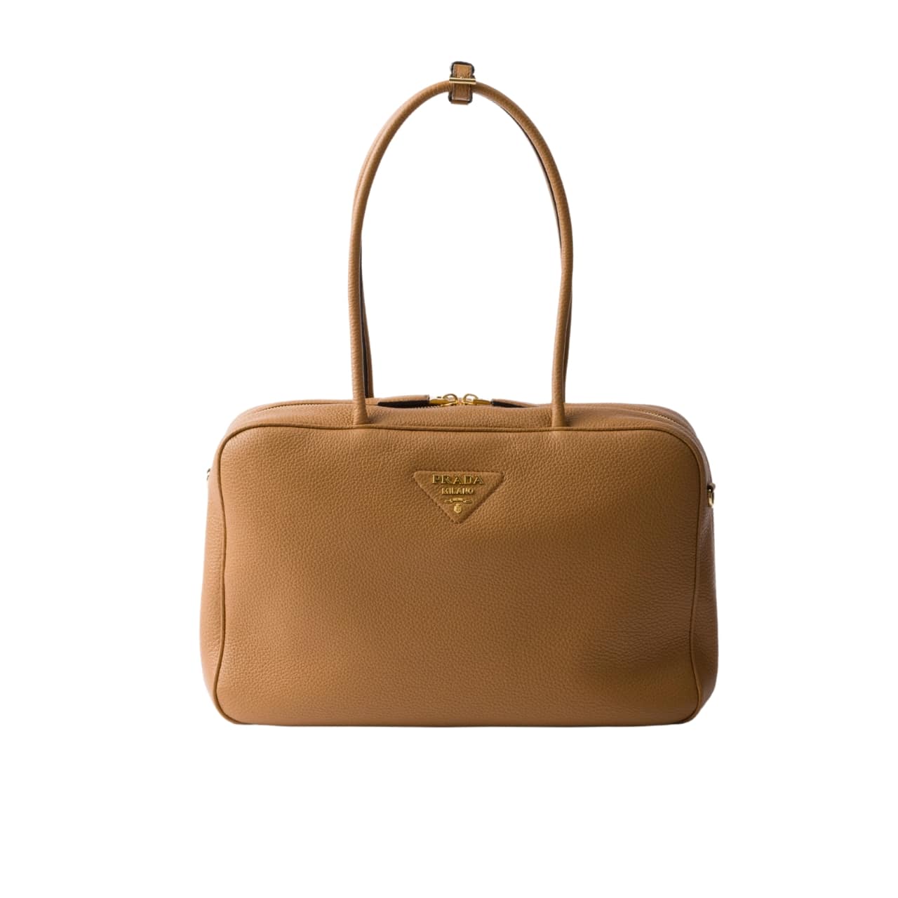 Prada Large Top Handle Bag Caramel 35Cm