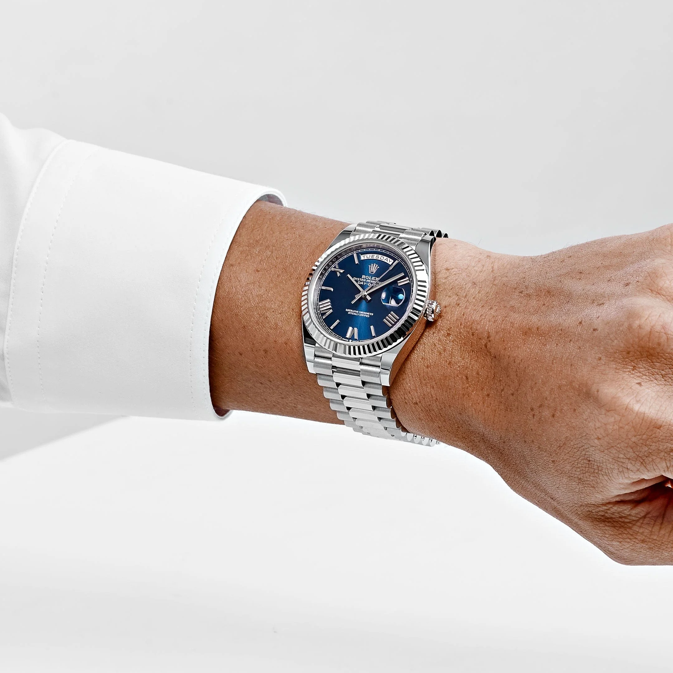 Rolex Day-Date 40 228239 White Gold Blue Dial (2018)