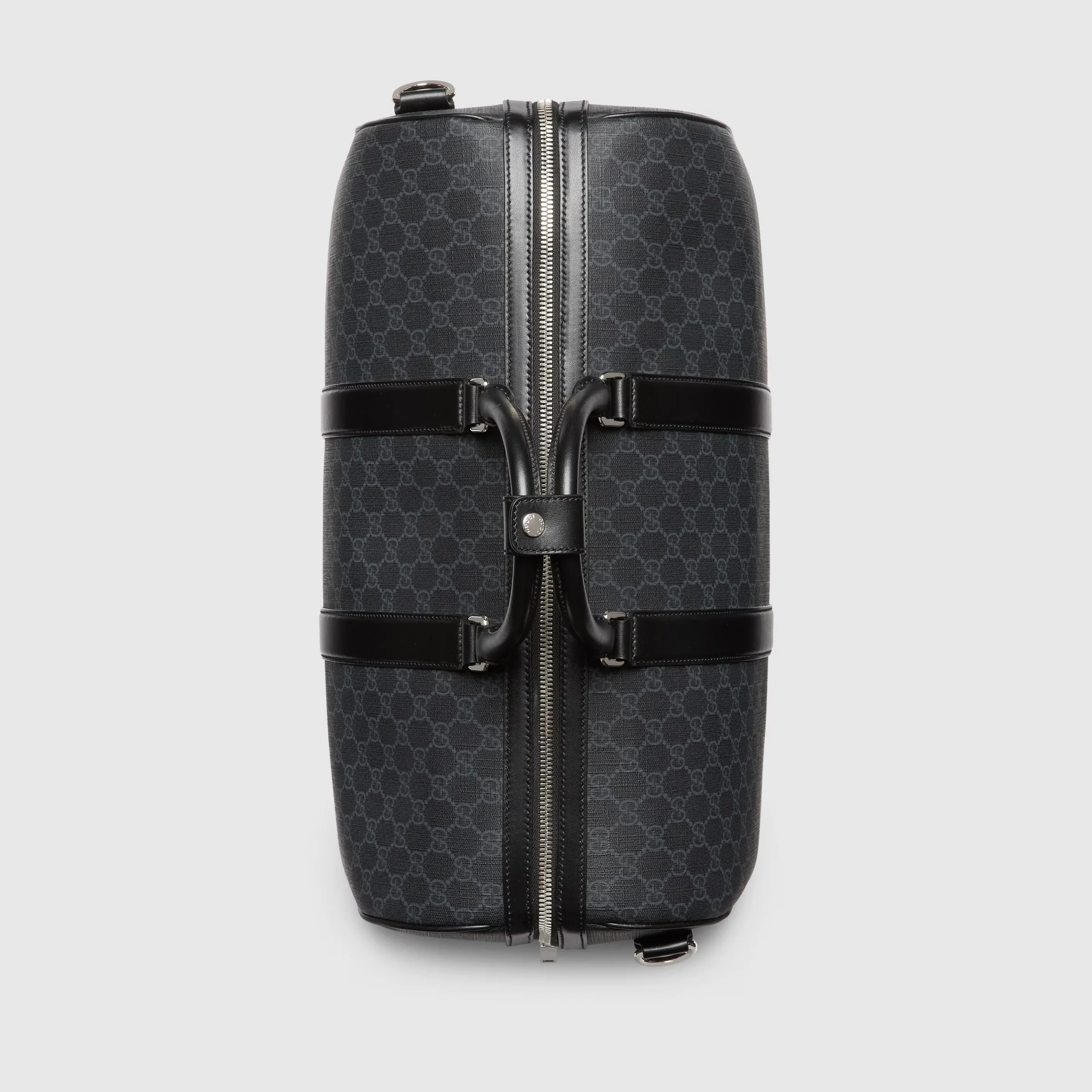 Gucci GG Canvas Medium Holdall Duffle Bag – Black