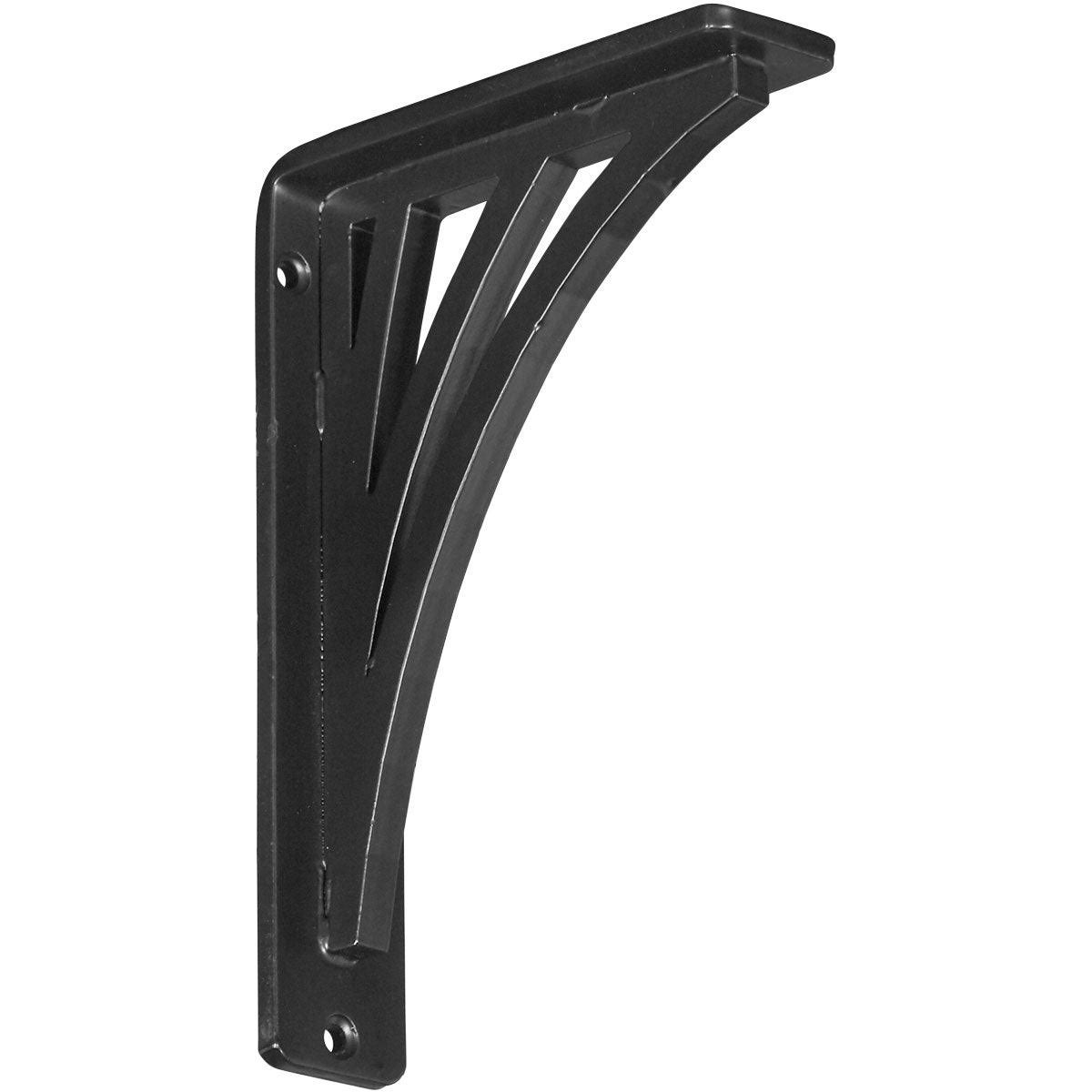 Nevio Wrought Iron Bracket Antiqued Warm Silver 2x22W x 5 1/2x22D x 8x22H - (Triple Center Brace)